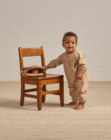 Rylee + Cru Henley Bubble Jumpsuit, Baseball
